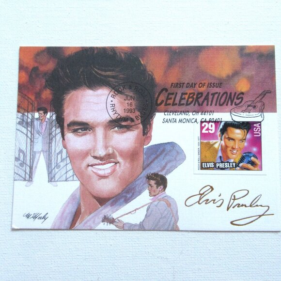 Elvis Presley, Collectible lot, Cards, Comicstrip, DL, Postcard/Stamp, Vintage - Picture 10 of 10